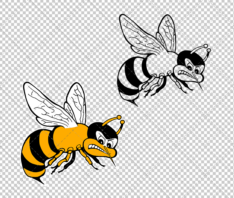 Georgia Tech Yellow Jackets Secondary 1975, Svg, Dxf, Eps, Png - SvgShopArt