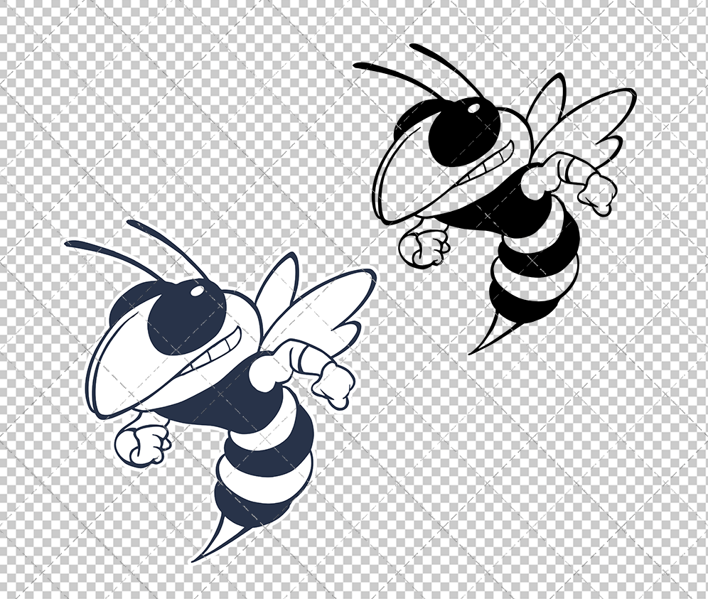 Georgia Tech Yellow Jackets Secondary 2026 005, Svg, Dxf, Eps, Png - SvgShopArt
