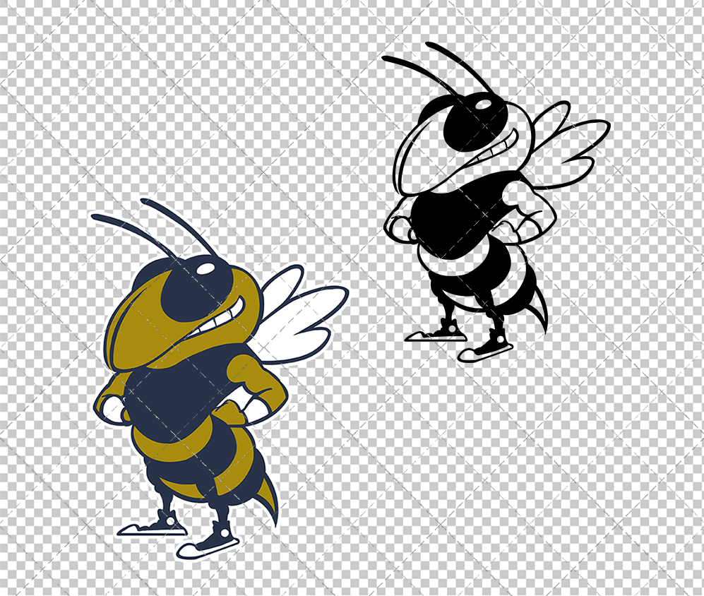 Georgia Tech Yellow Jackets Secondary 2026 006, Svg, Dxf, Eps, Png - SvgShopArt