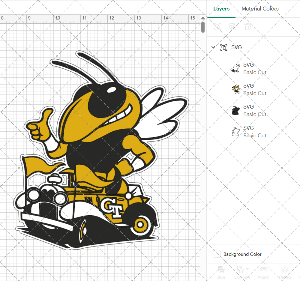 Georgia Tech Yellow Jackets Secondary 2026 010, Svg, Dxf, Eps, Png - SvgShopArt