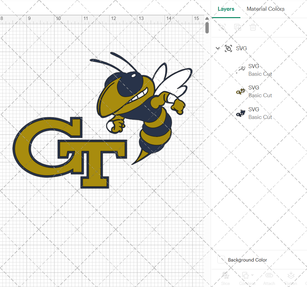 Georgia Tech Yellow Jackets Secondary 2026 012, Svg, Dxf, Eps, Png - SvgShopArt