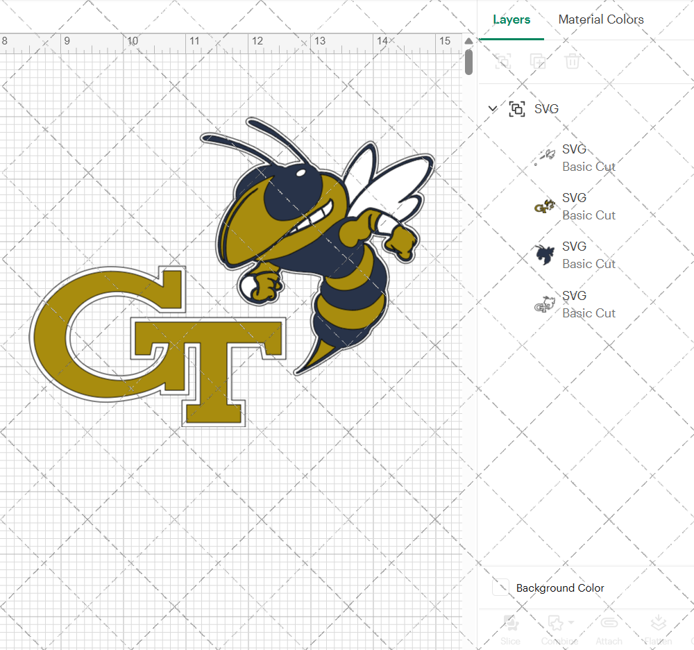Georgia Tech Yellow Jackets Secondary 2026 013, Svg, Dxf, Eps, Png - SvgShopArt