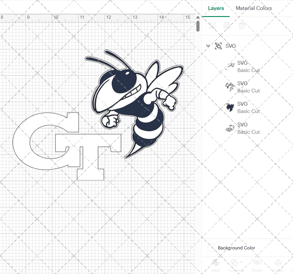 Georgia Tech Yellow Jackets Secondary 2026 014, Svg, Dxf, Eps, Png - SvgShopArt