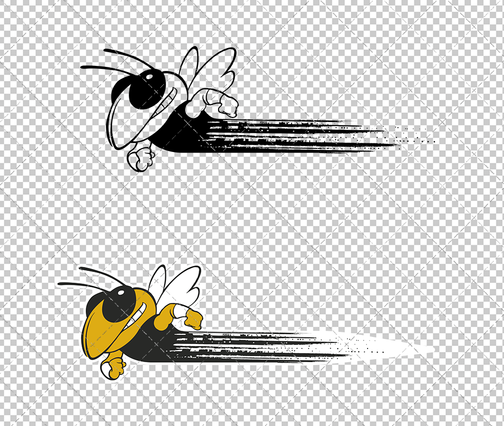 Georgia Tech Yellow Jackets Secondary 2026 016, Svg, Dxf, Eps, Png - SvgShopArt