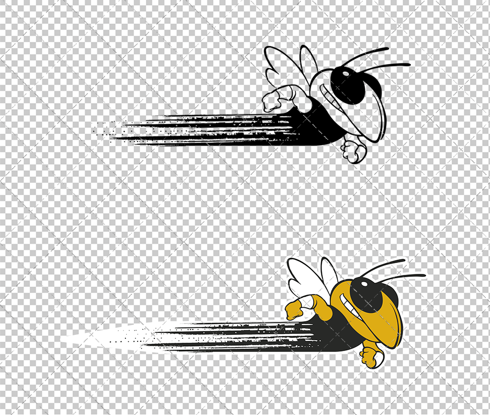 Georgia Tech Yellow Jackets Secondary 2026 019, Svg, Dxf, Eps, Png - SvgShopArt