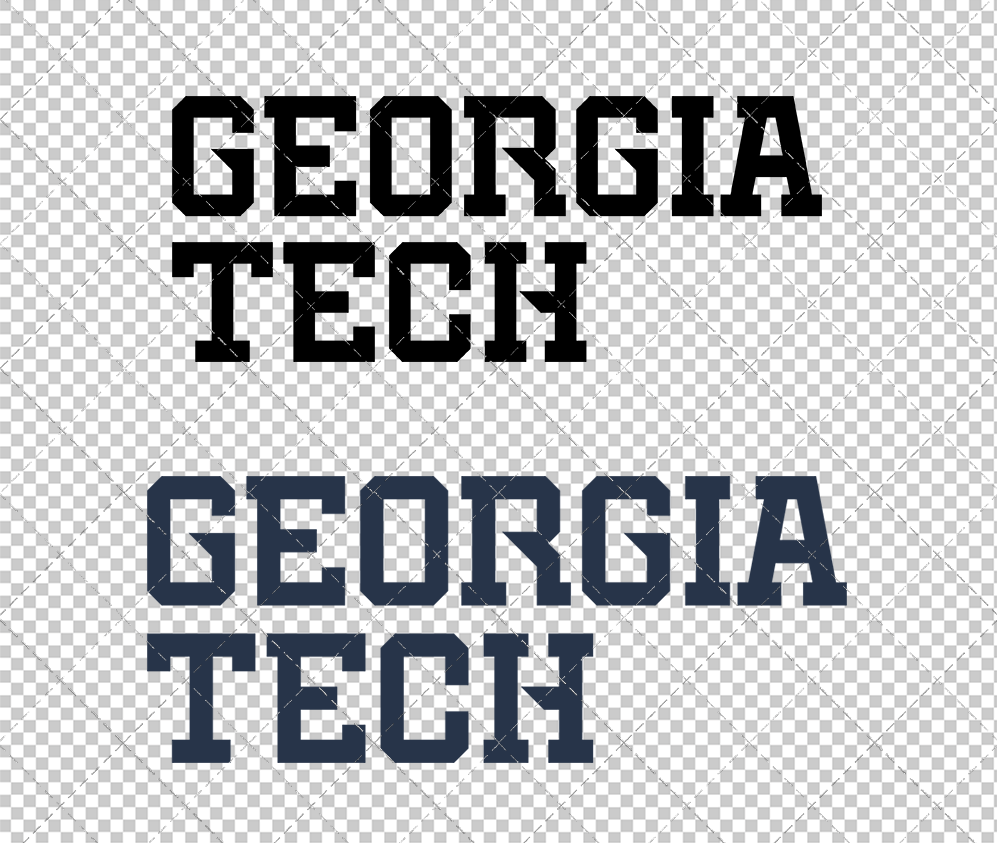 Georgia Tech Yellow Jackets Wordmark 2026 004, Svg, Dxf, Eps, Png - SvgShopArt