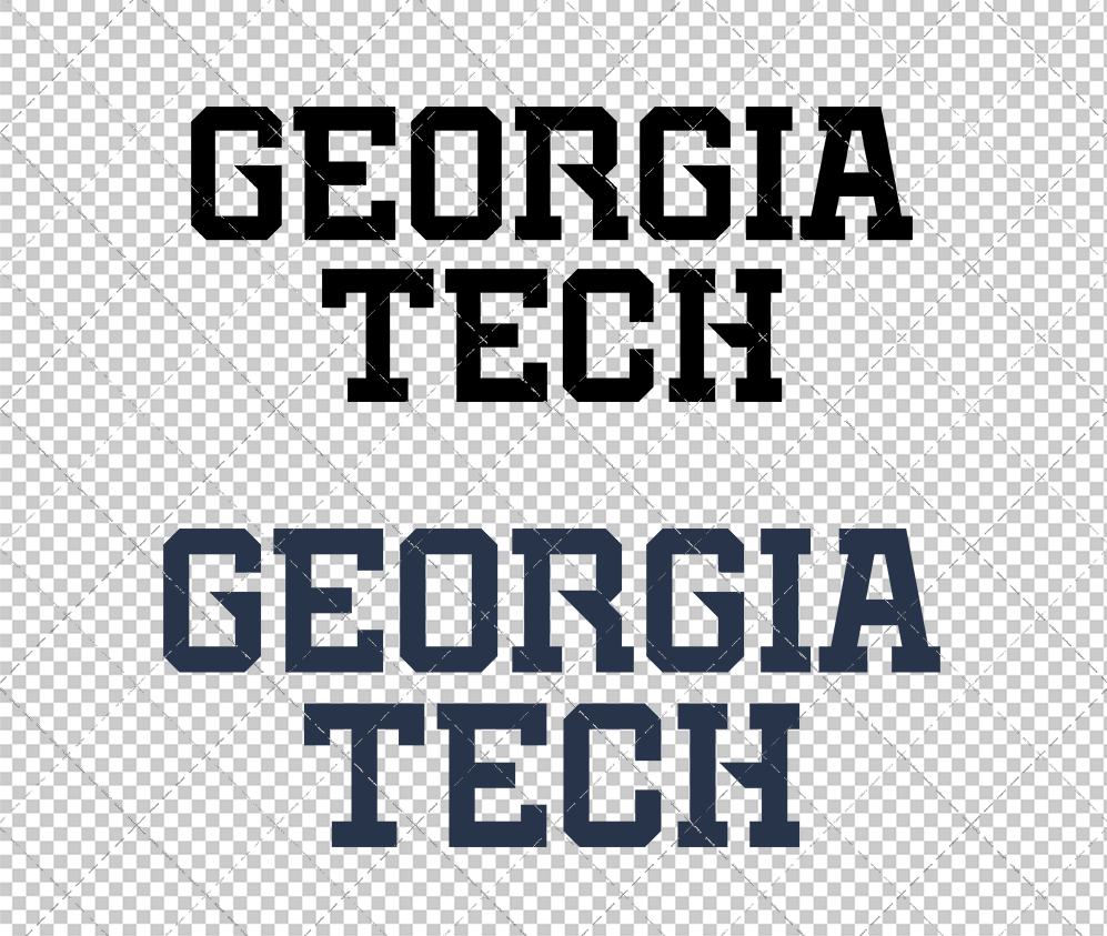 Georgia Tech Yellow Jackets Wordmark 2026 007, Svg, Dxf, Eps, Png - SvgShopArt