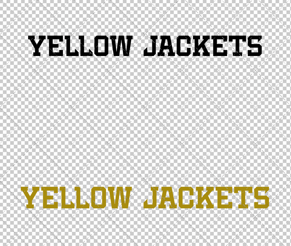Georgia Tech Yellow Jackets Wordmark 2026 011, Svg, Dxf, Eps, Png - SvgShopArt