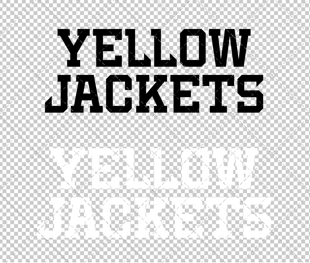 Georgia Tech Yellow Jackets Wordmark 2026 018, Svg, Dxf, Eps, Png - SvgShopArt