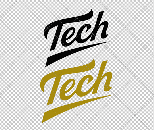 Georgia Tech Yellow Jackets Wordmark 2026 038, Svg, Dxf, Eps, Png - SvgShopArt