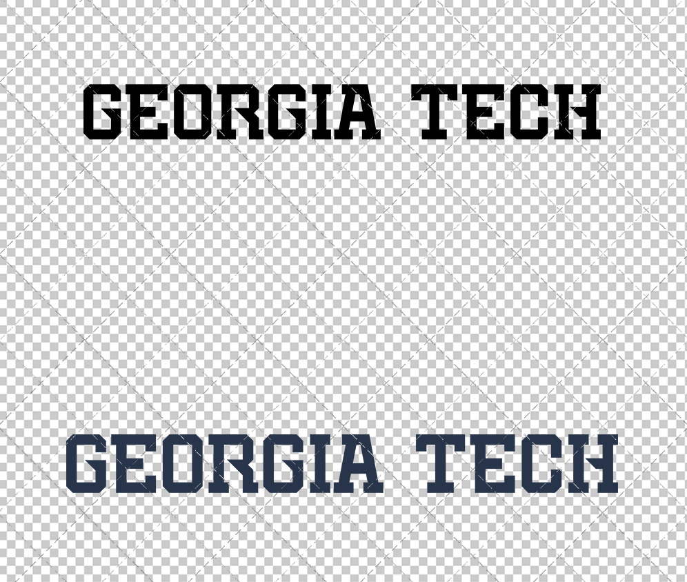 Georgia Tech Yellow Jackets Wordmark 2026, Svg, Dxf, Eps, Png - SvgShopArt