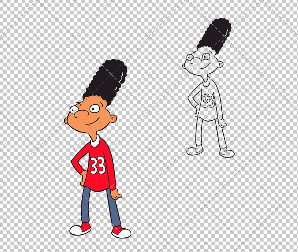 Gerald Johanssen - Hey Arnold, Svg, Dxf, Eps, Png SvgShopArt