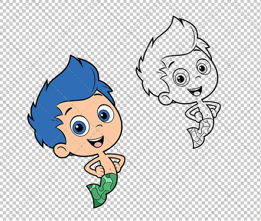 Gil - Bubble Guppies, Svg, Dxf, Eps, Png SvgShopArt