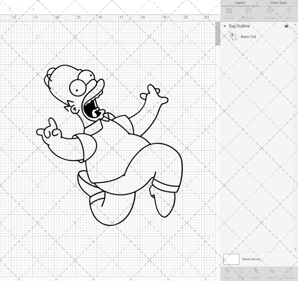 Gomer Simpson - The Simpsons, Svg, Dxf, Eps, Png SvgShopArt