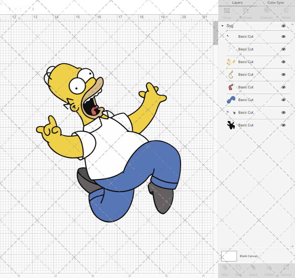 Gomer Simpson - The Simpsons, Svg, Dxf, Eps, Png SvgShopArt