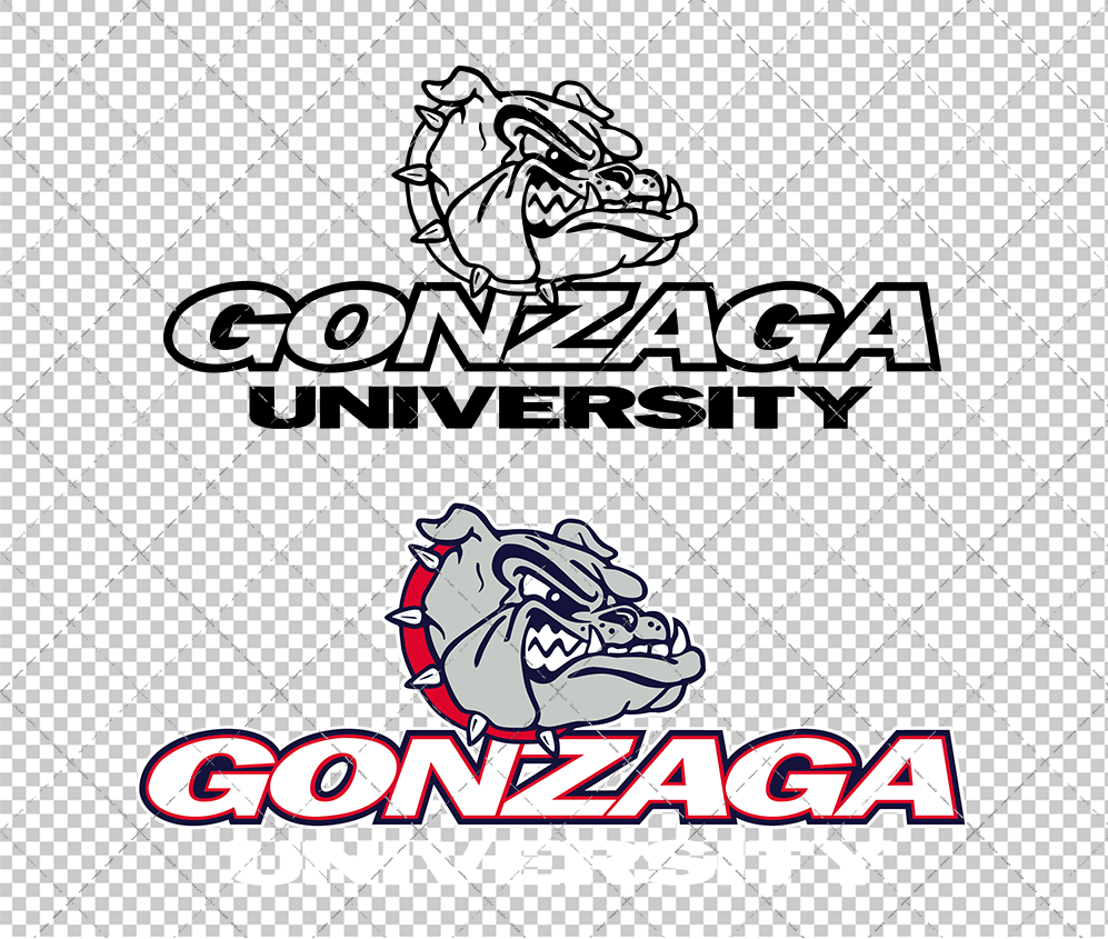 Gonzaga Bulldogs 2011 002, Svg, Dxf, Eps, Png - SvgShopArt