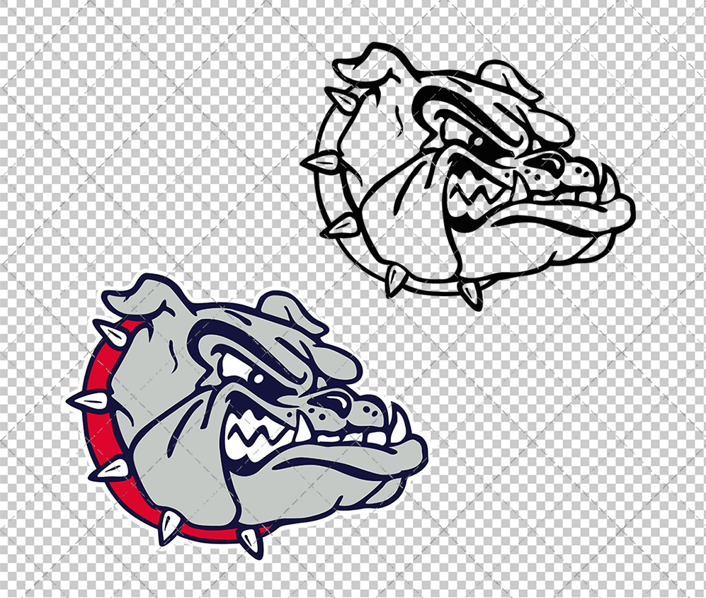 Gonzaga Bulldogs Secondary 2011 004, Svg, Dxf, Eps, Png - SvgShopArt