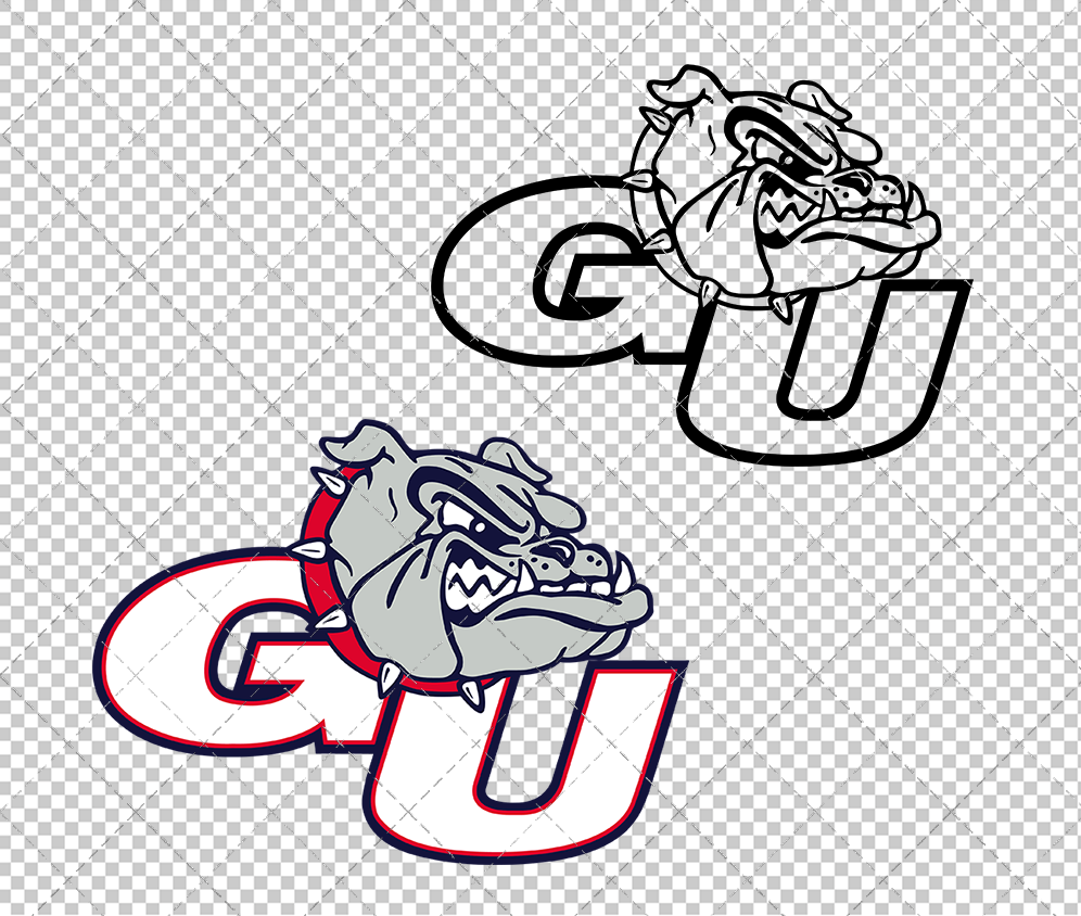 Gonzaga Bulldogs Secondary 2011, Svg, Dxf, Eps, Png - SvgShopArt