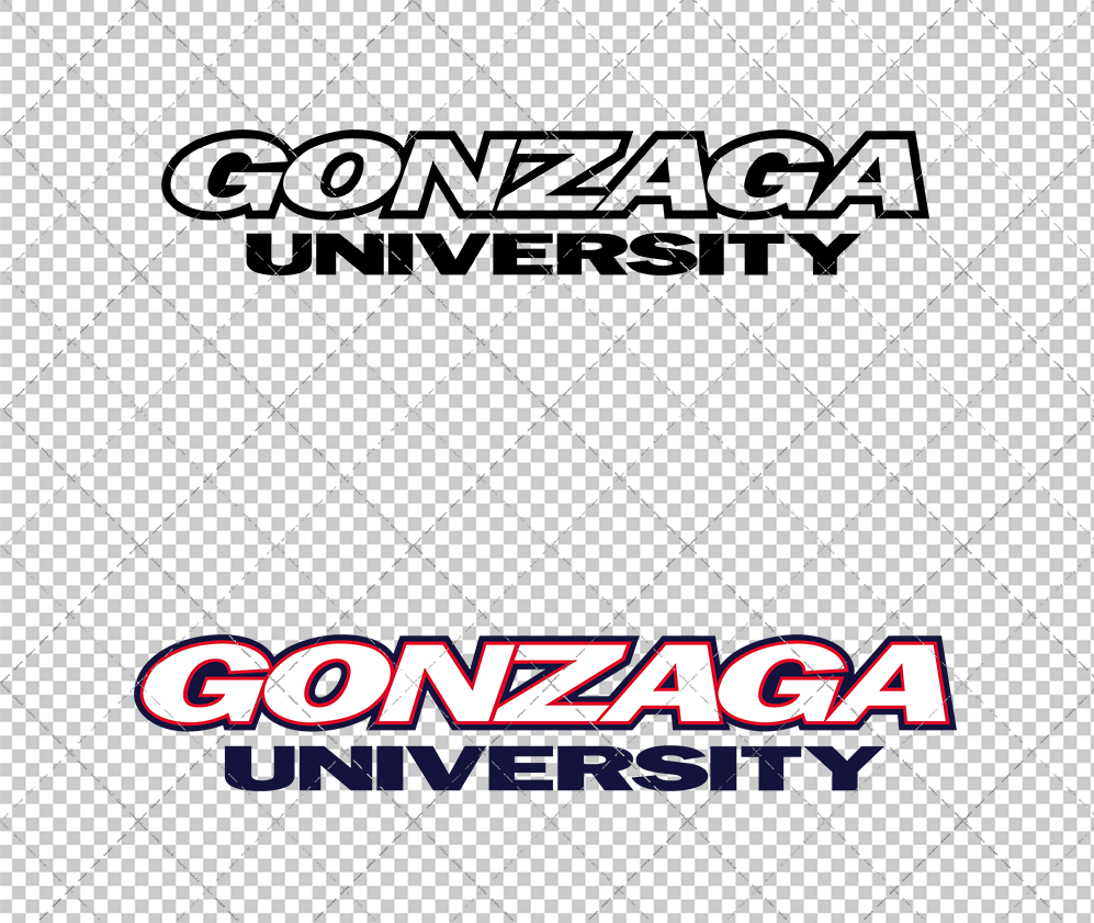 Gonzaga Bulldogs Wordmark 2011, Svg, Dxf, Eps, Png - SvgShopArt