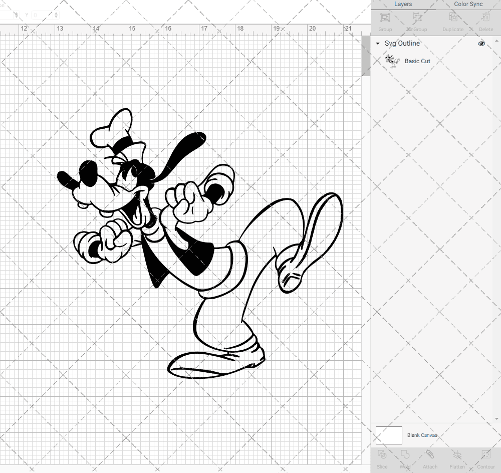 Goofy 003, Svg, Dxf, Eps, Png SvgShopArt