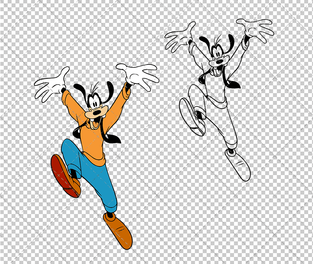 Goofy 007, Svg, Dxf, Eps, Png SvgShopArt