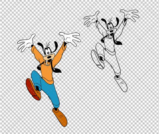 Goofy 007, Svg, Dxf, Eps, Png SvgShopArt