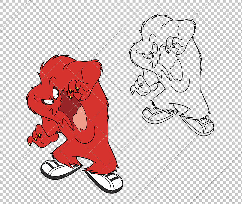 Gossamer - Looney Tunes 002, Svg, Dxf, Eps, Png SvgShopArt