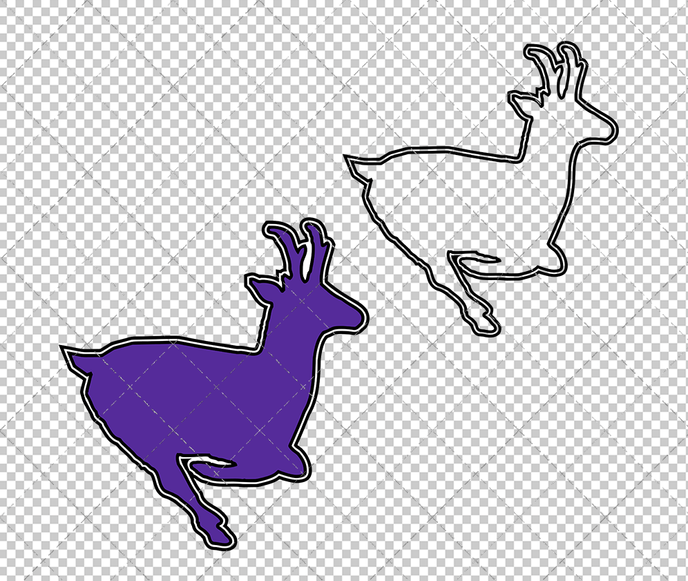 Grand Canyon Antelopes Secondary 1978, Svg, Dxf, Eps, Png - SvgShopArt