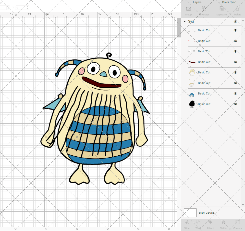 Grando - Henry Hugglemonster, Svg, Dxf, Eps, Png SvgShopArt