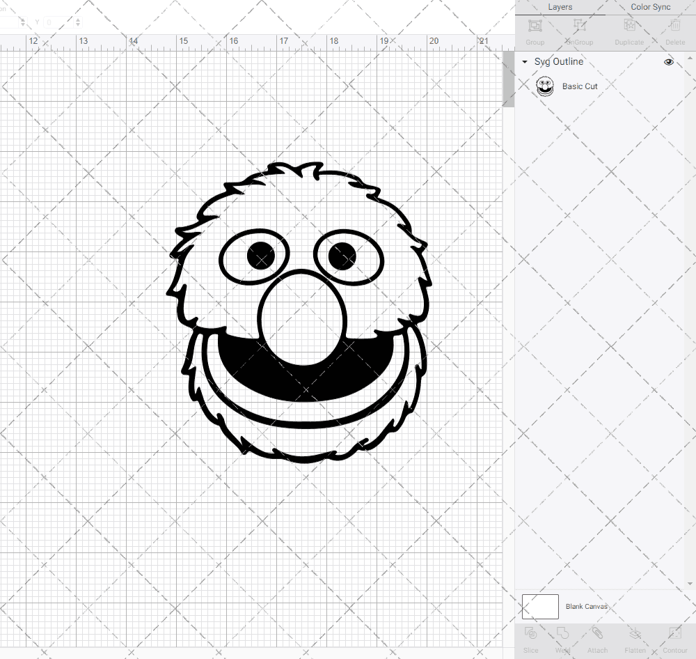 Grover - Sesame Street 002, Svg, Dxf, Eps, Png SvgShopArt