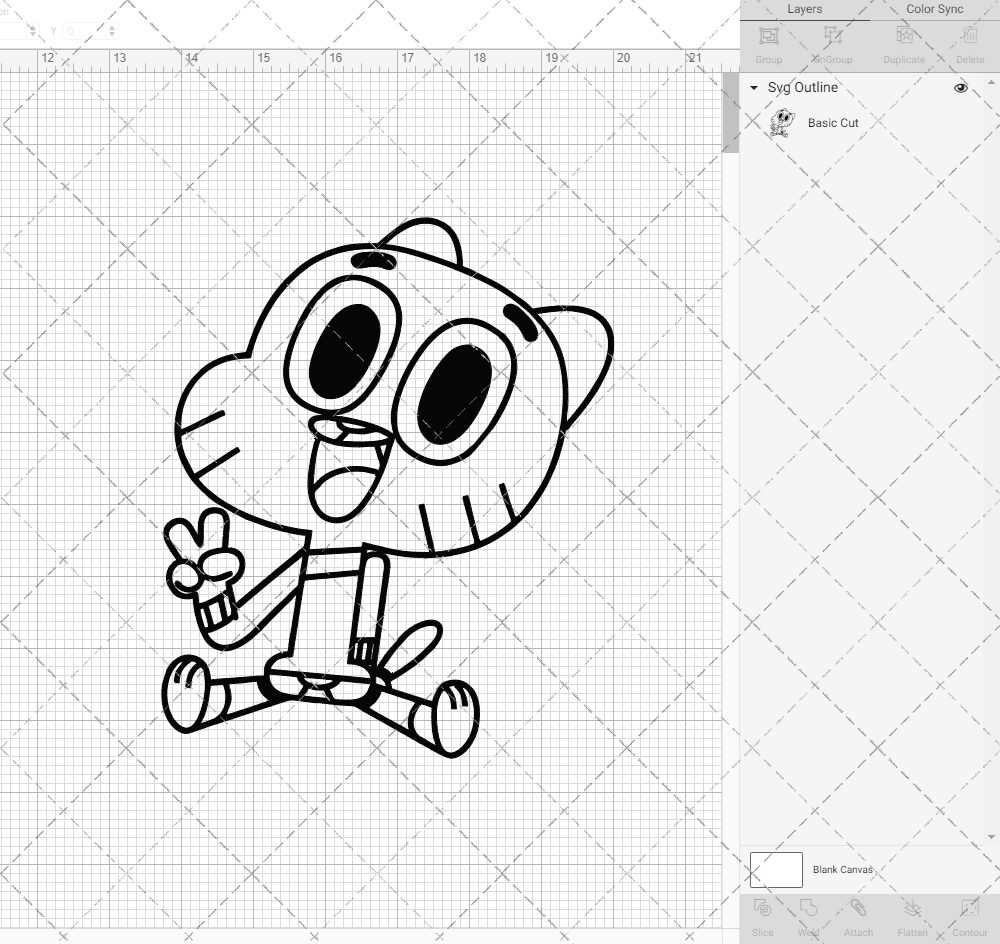 Gumball Watterson - The Amazing World of Gumball, Svg, Dxf, Eps, Png SvgShopArt
