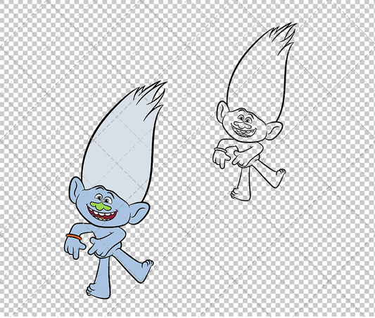 Guy Diamond - Trolls 002, Svg, Dxf, Eps, Png SvgShopArt