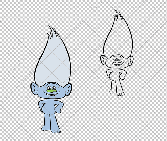 Guy Diamond - Trolls, Svg, Dxf, Eps, Png SvgShopArt