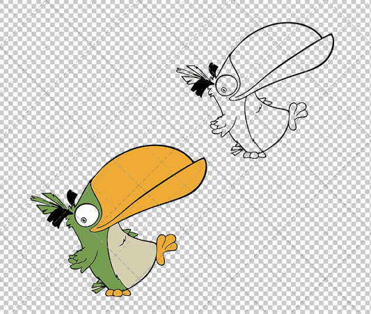 Hal - The Angry Birds, Svg, Dxf, Eps, Png SvgShopArt