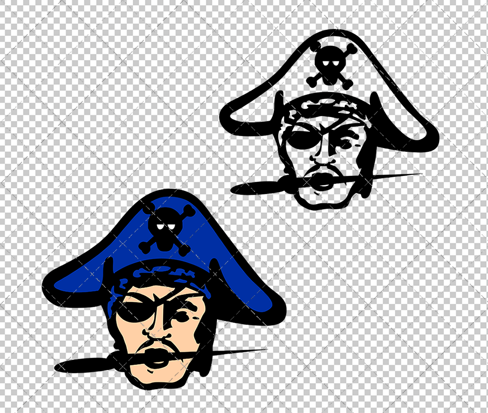 Hampton Pirates 1979, Svg, Dxf, Eps, Png - SvgShopArt