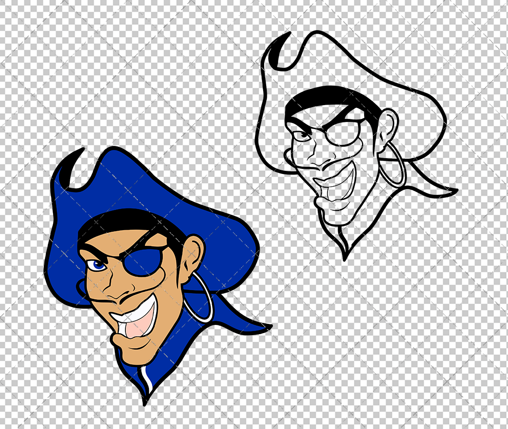 Hampton Pirates 1997, Svg, Dxf, Eps, Png - SvgShopArt