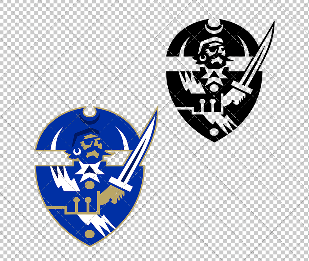 Hampton Pirates Secondary 2002 002, Svg, Dxf, Eps, Png - SvgShopArt