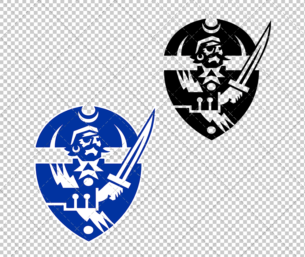 Hampton Pirates Secondary 2012 002, Svg, Dxf, Eps, Png - SvgShopArt
