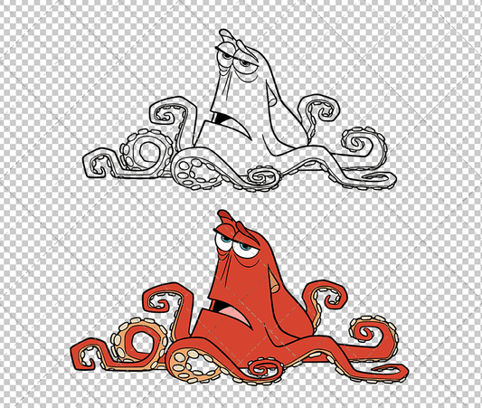 Hank - Finding Dory, Svg, Dxf, Eps, Png SvgShopArt