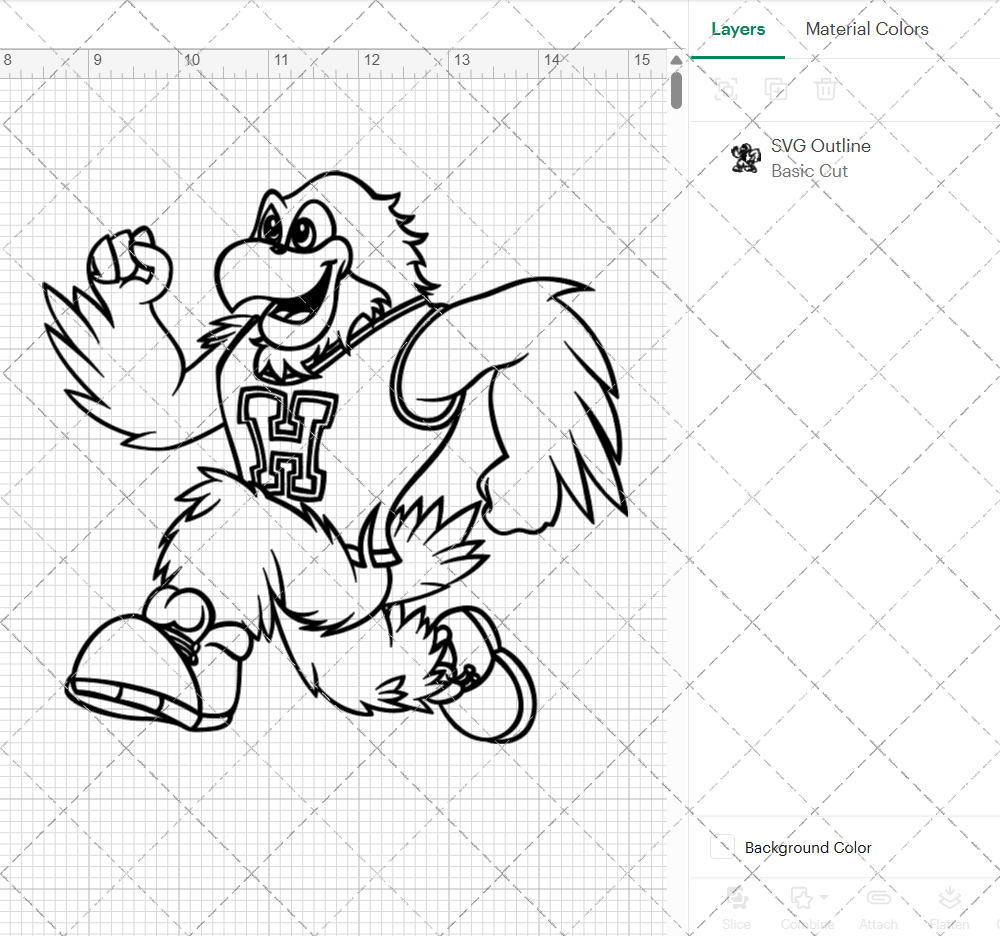 Hartford Hawks Mascot 1995, Svg, Dxf, Eps, Png - SvgShopArt