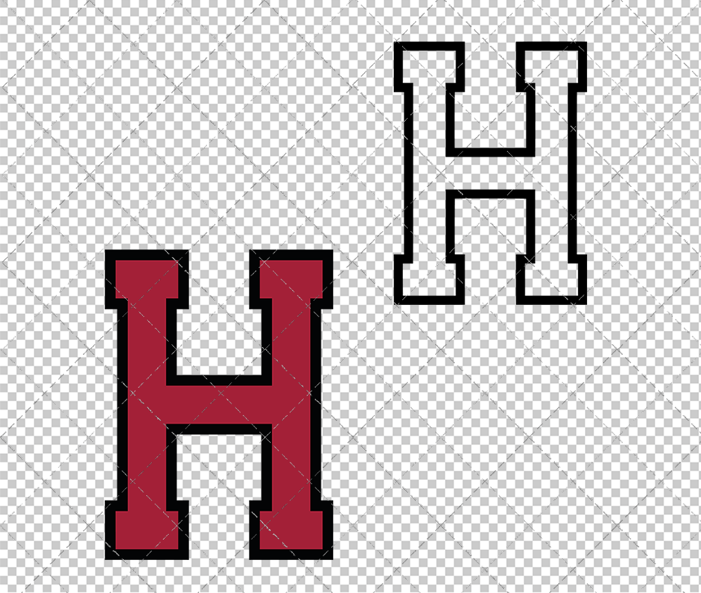 Harvard Crimson Secondary 2002, Svg, Dxf, Eps, Png - SvgShopArt
