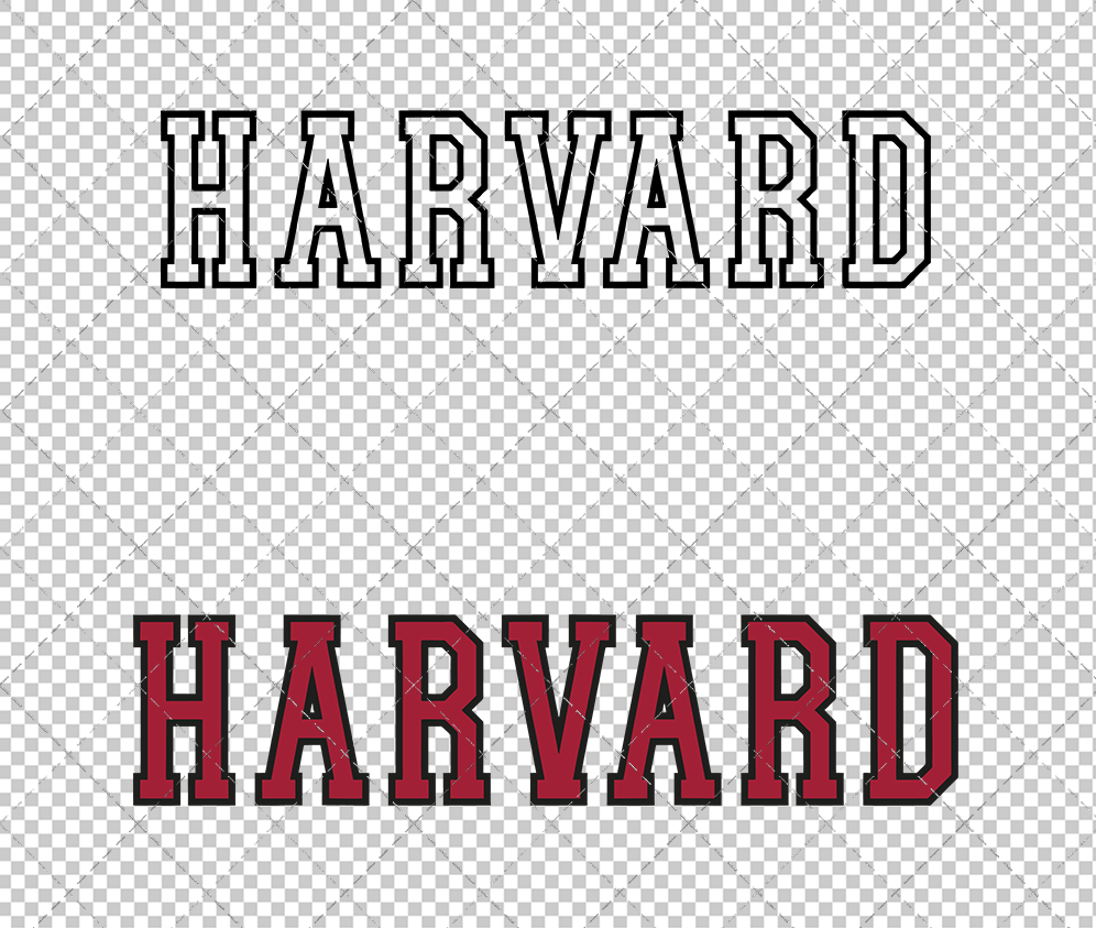 Harvard Crimson Wordmark 2002 002, Svg, Dxf, Eps, Png - SvgShopArt