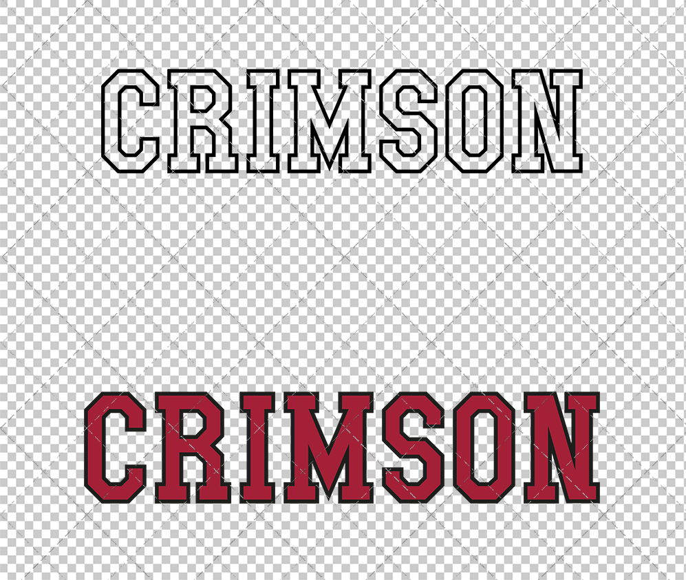 Harvard Crimson Wordmark 2002, Svg, Dxf, Eps, Png - SvgShopArt