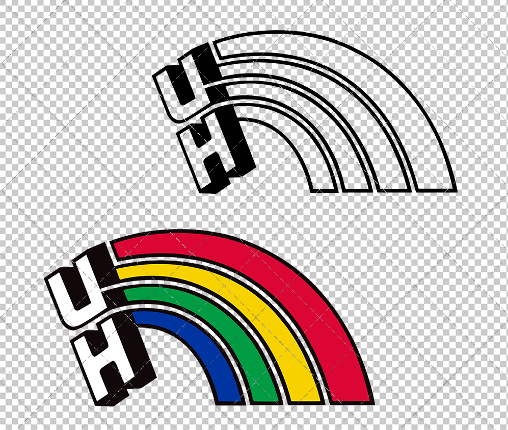 Hawaii Warriors 1980, Svg, Dxf, Eps, Png - SvgShopArt