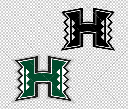 Hawaii Warriors 2000, Svg, Dxf, Eps, Png - SvgShopArt