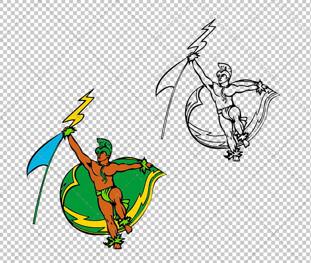 Hawaii Warriors Secondary 1990, Svg, Dxf, Eps, Png - SvgShopArt