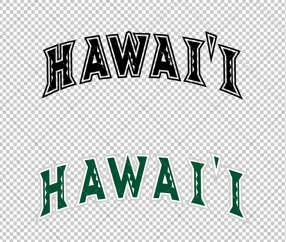 Hawaii Warriors Wordmark 2000 005, Svg, Dxf, Eps, Png - SvgShopArt