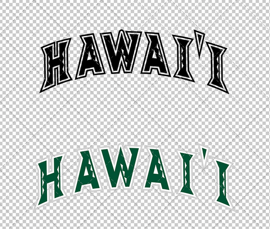 Hawaii Warriors Wordmark 2000 005, Svg, Dxf, Eps, Png - SvgShopArt