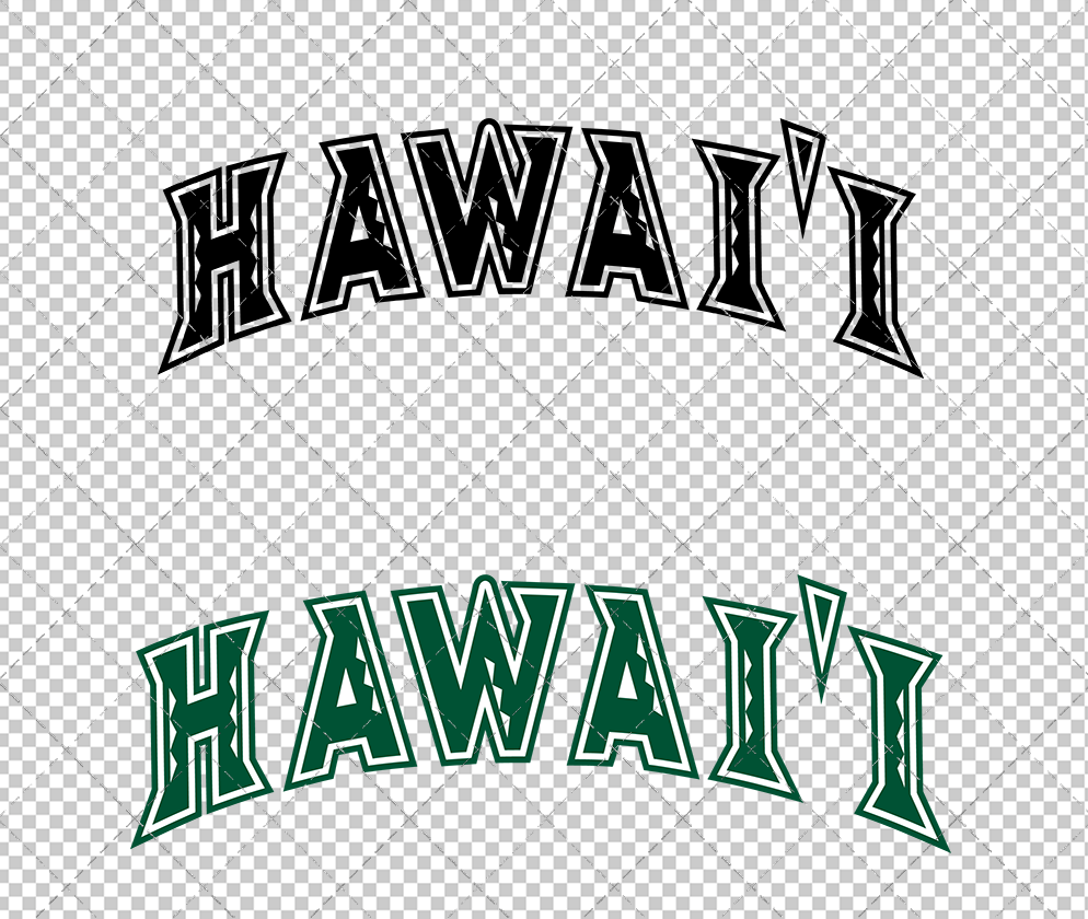 Hawaii Warriors Wordmark 2000 006, Svg, Dxf, Eps, Png - SvgShopArt