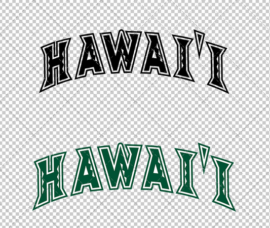 Hawaii Warriors Wordmark 2000 006, Svg, Dxf, Eps, Png - SvgShopArt